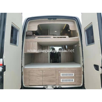 Comfortable travel trailer motor home caravan